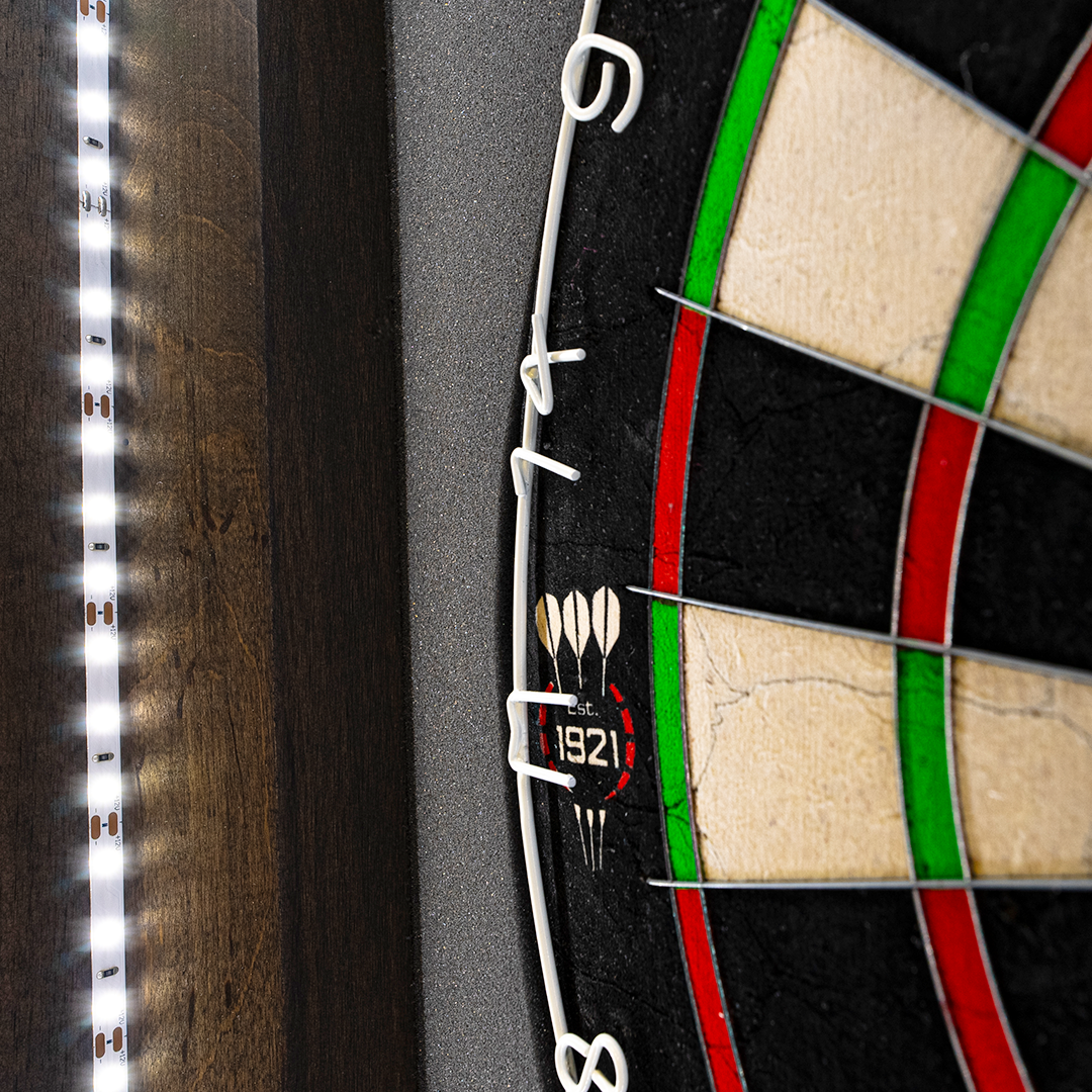 Chocolate Brown Dartboard Lighting Cabinet (Gen 1)