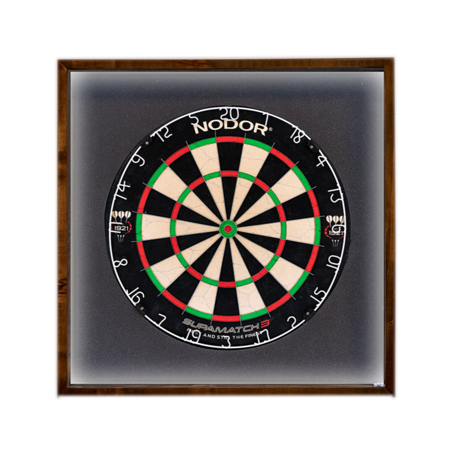 Chocolate Brown Dartboard Lighting Cabinet (Gen 1)