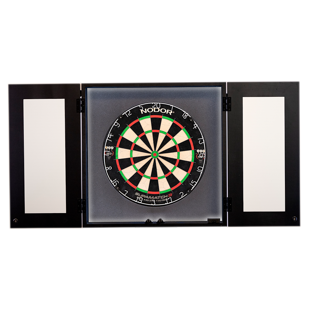 Ebony Dartboard Lighting Cabinet (Gen 2)