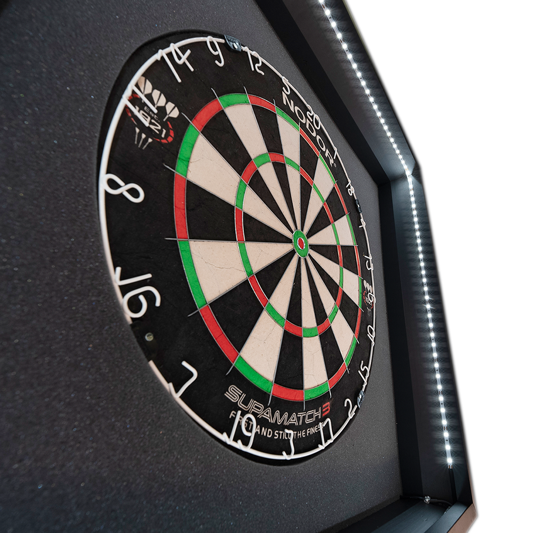 Ebony Dartboard Lighting Cabinet (Gen 1)