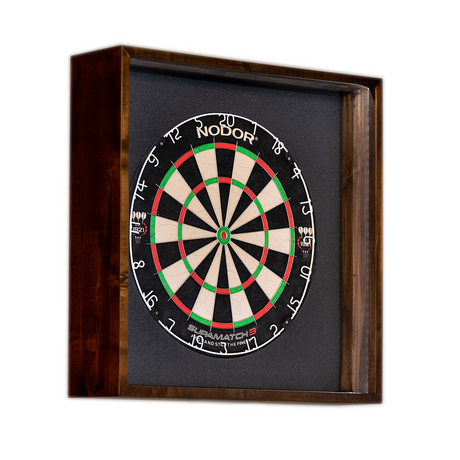 Chocolate Brown Dartboard Lighting Cabinet (Gen 1)