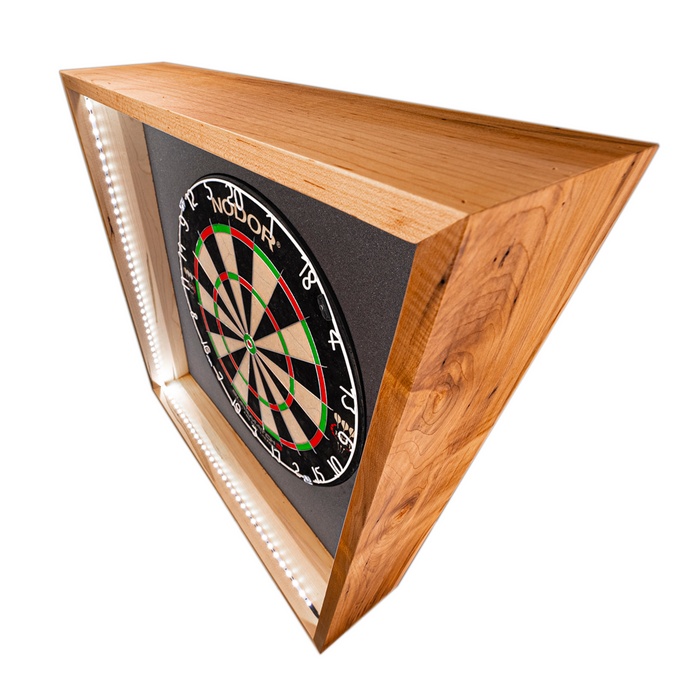 Natural Dartboard Lighting Cabinet (Gen 1)