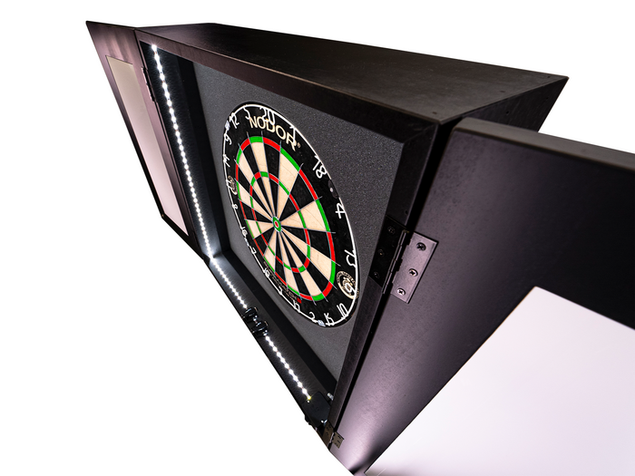 Ebony Dartboard Lighting Cabinet (Gen 2)