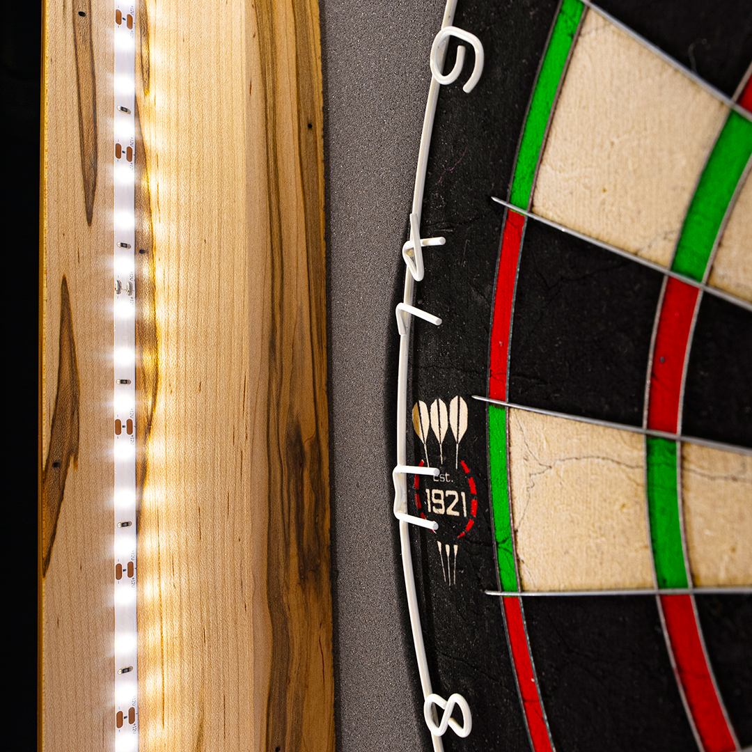 Natural Dartboard Lighting Cabinet (Gen 1)