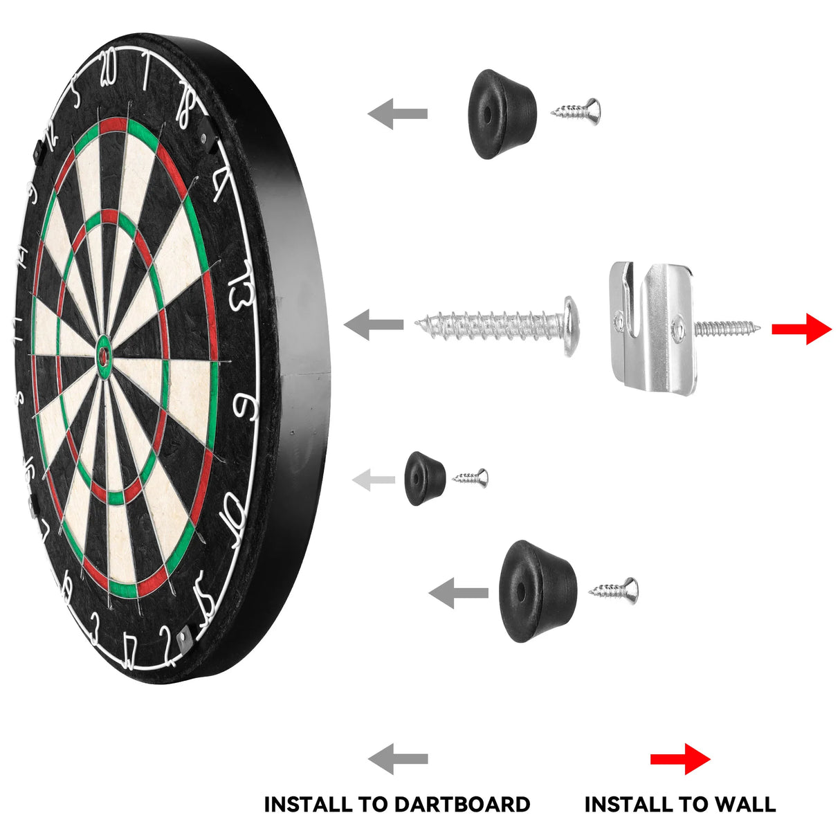 Dartboard Mounting Bracket Kit